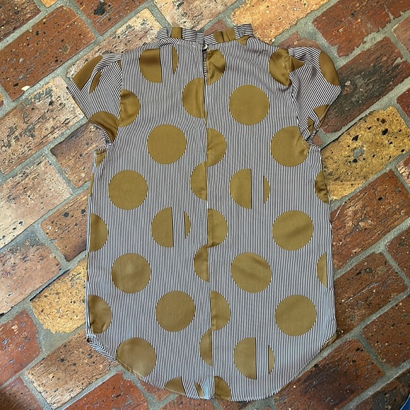 ASOS River Island pleated mock neck cap sleeve top sz6 - Picture 6 of 12